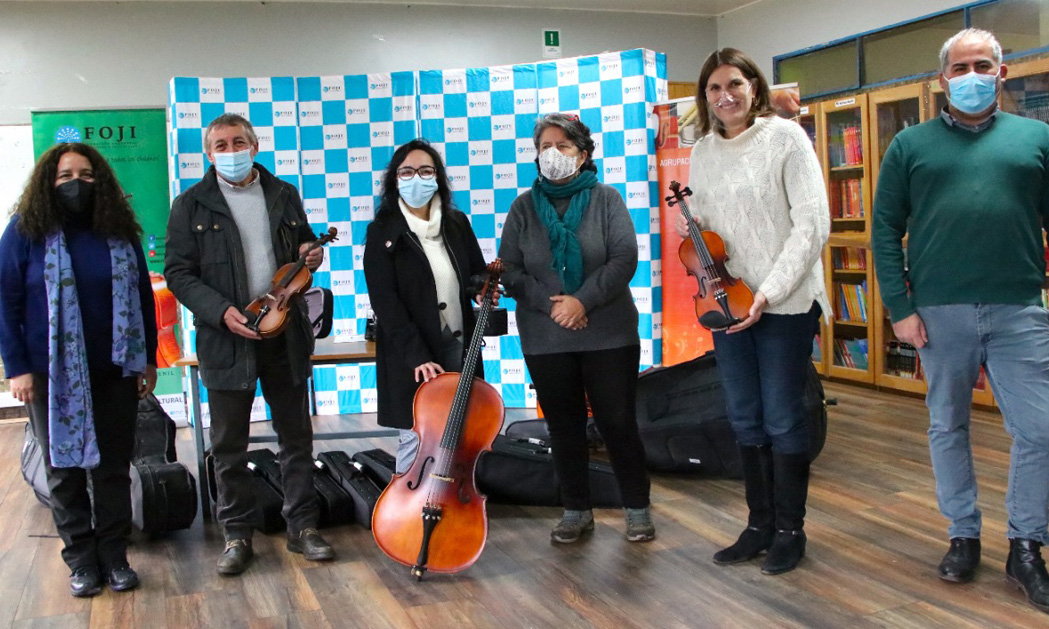 CORE destacó distribución de instrumentos musicales en la región de Aysén