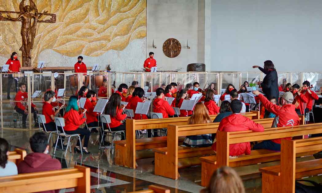 La Orquesta Sinfónica Juvenil Regional de Coquimbo se presentó en el Centro Cultural Cruz del III Milenio