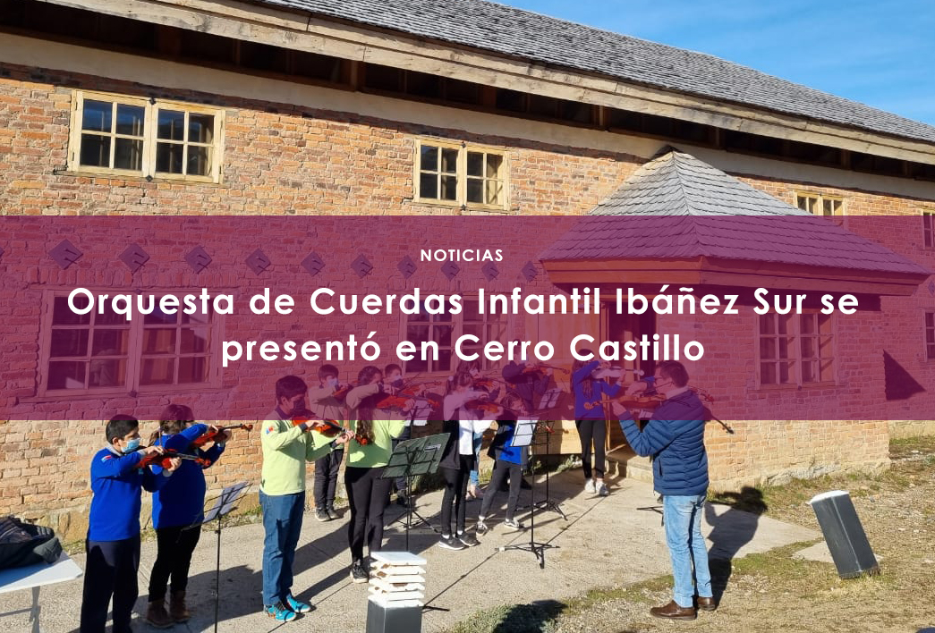 Orquesta de Cuerdas Infantil Ibáñez Sur se presentó en Cerro Castillo