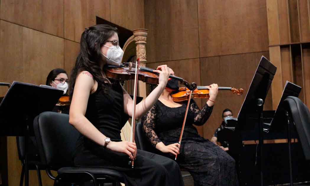 La Orquesta Sinfónica Nacional Juvenil se presentó en el Teatro Oriente